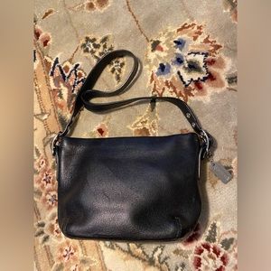 Coach Mini Black Leather Bag